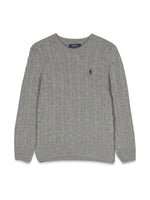 Boys Grey Knitted Sweater 1