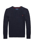 Boys Navy Blue Knitted Sweater 1