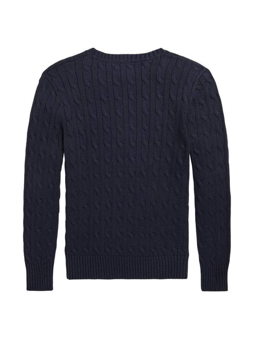 Boys Navy Blue Knitted Sweater 2