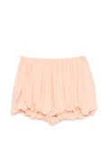 Pink Pleated Mini Skirt 1