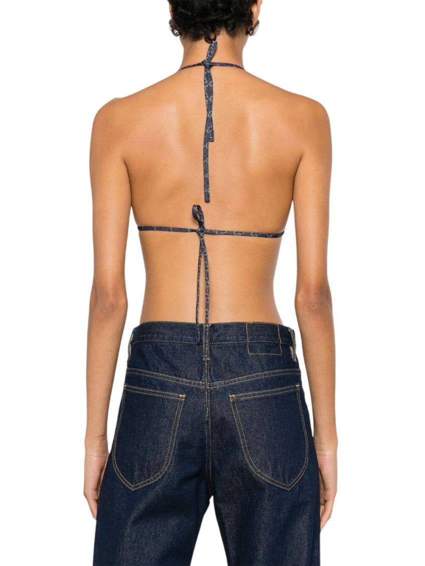 Blue Logo Swimwear 3