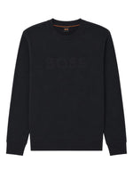 Black Logo Crew Neck Sweatshirt 1