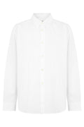 White Regular Solid Shirt 1