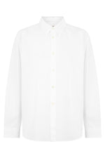 White Regular Solid Shirt 1