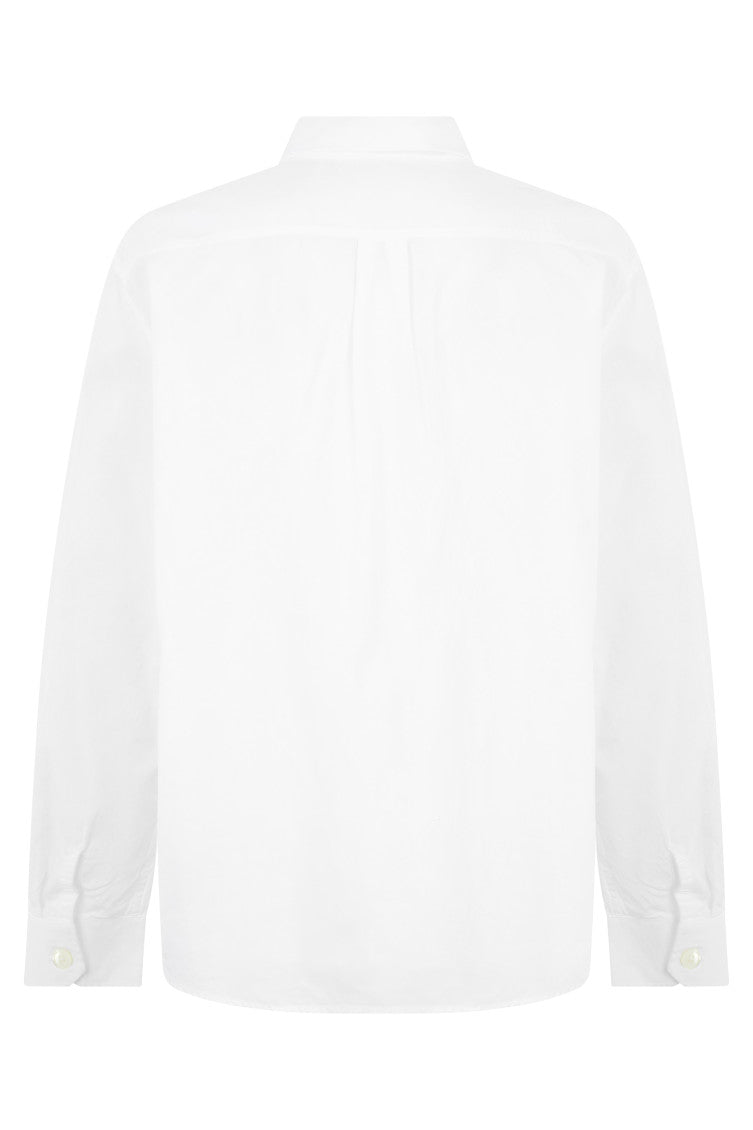 White Regular Solid Shirt 2