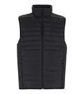 Black Quilted Sleeveless Jacket 1