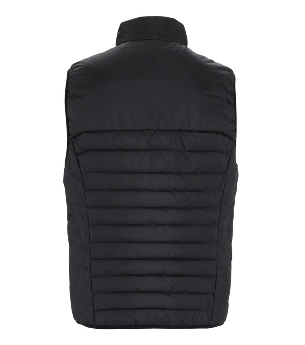 Black Quilted Sleeveless Jacket 2