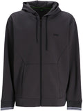 Dark Grey Logo Zip Up Hoodie 1