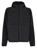 Black Quilted Hood Jacket 1