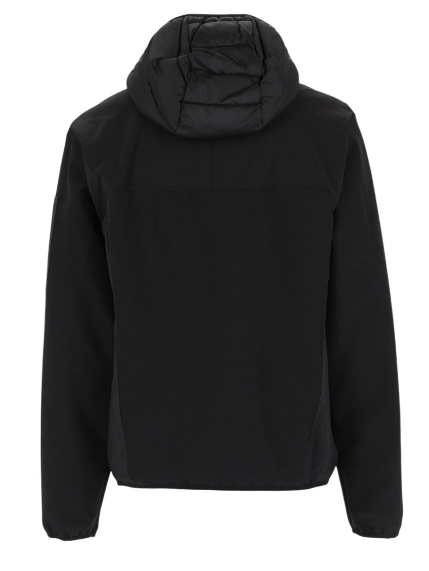 Black Quilted Hood Jacket 2