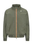 Olive Mock Collar Jacket 1