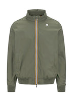 Olive Mock Collar Jacket 1