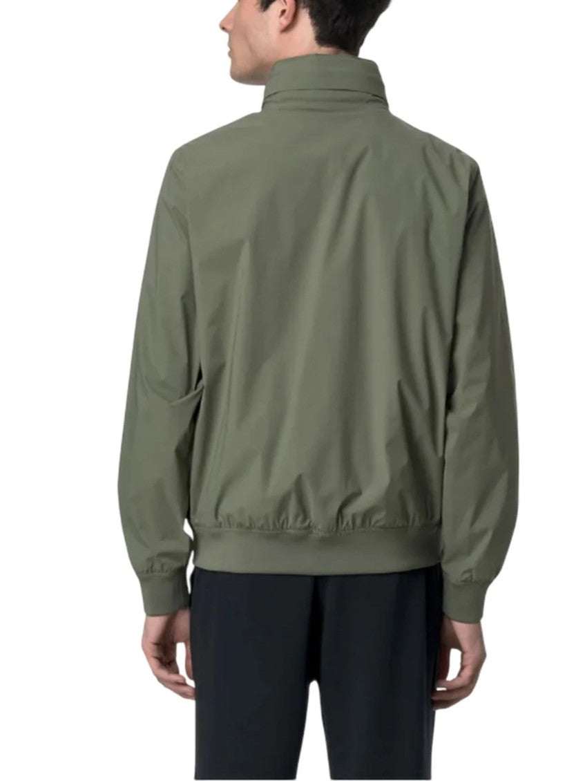 Olive Mock Collar Jacket 3