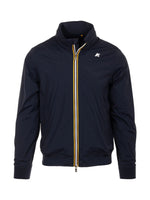 Navy Blue Mock Collar Jacket 1
