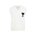 Off White Sleeveless Sweater 1