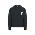 Bottle Green Crew Neck Sweater 1