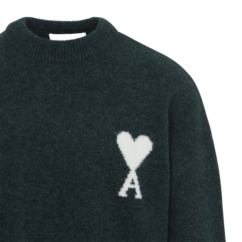 Bottle Green Crew Neck Sweater 3