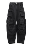 Black Relaxed Cargos 1
