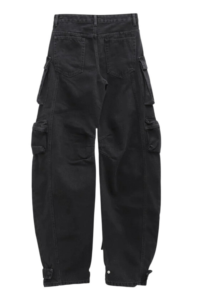 Black Relaxed Cargos 2