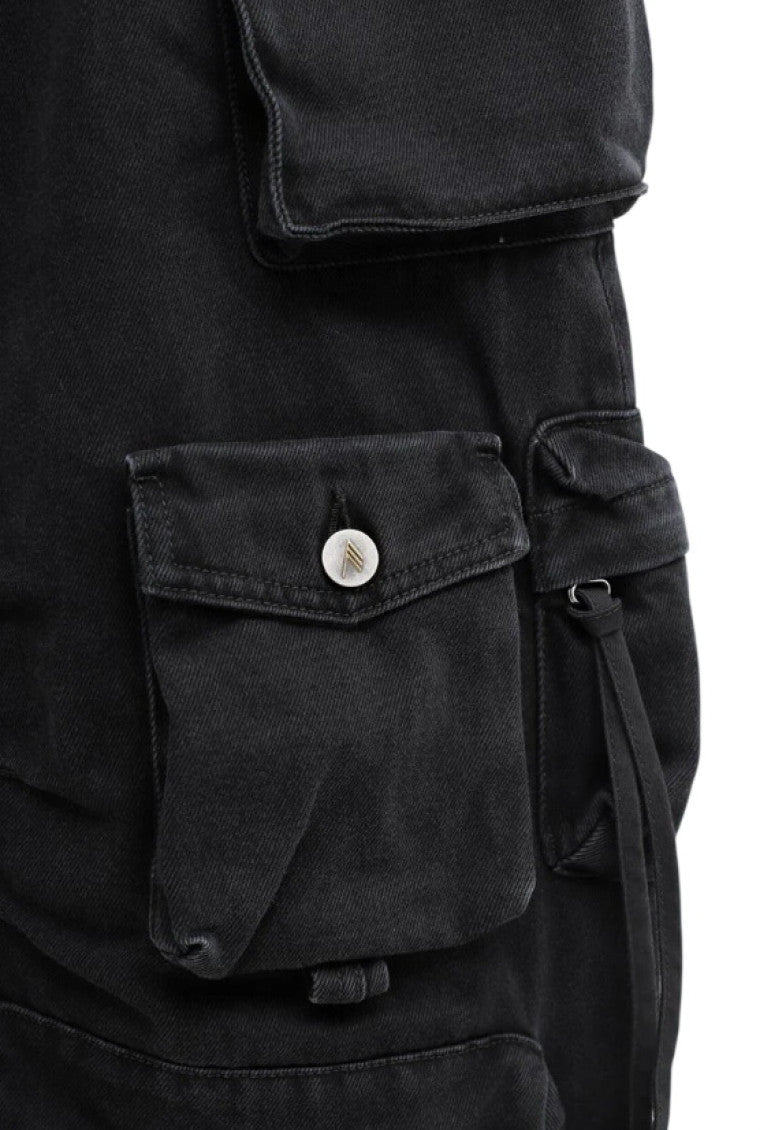 Black Relaxed Cargos 3