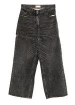 Black Loose Flat Front Pants 1