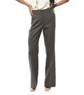 Green Tailored Flat Front Pants 1