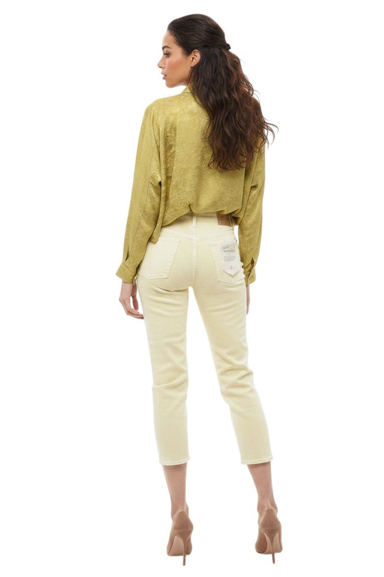 Light Yellow Skinny Pants 2
