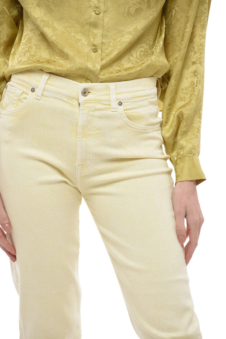 Light Yellow Skinny Pants 3