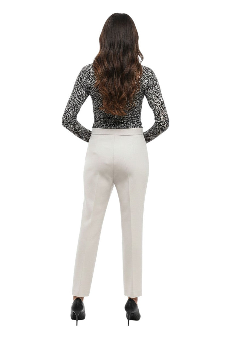 Grey Straight Fit Pant 2