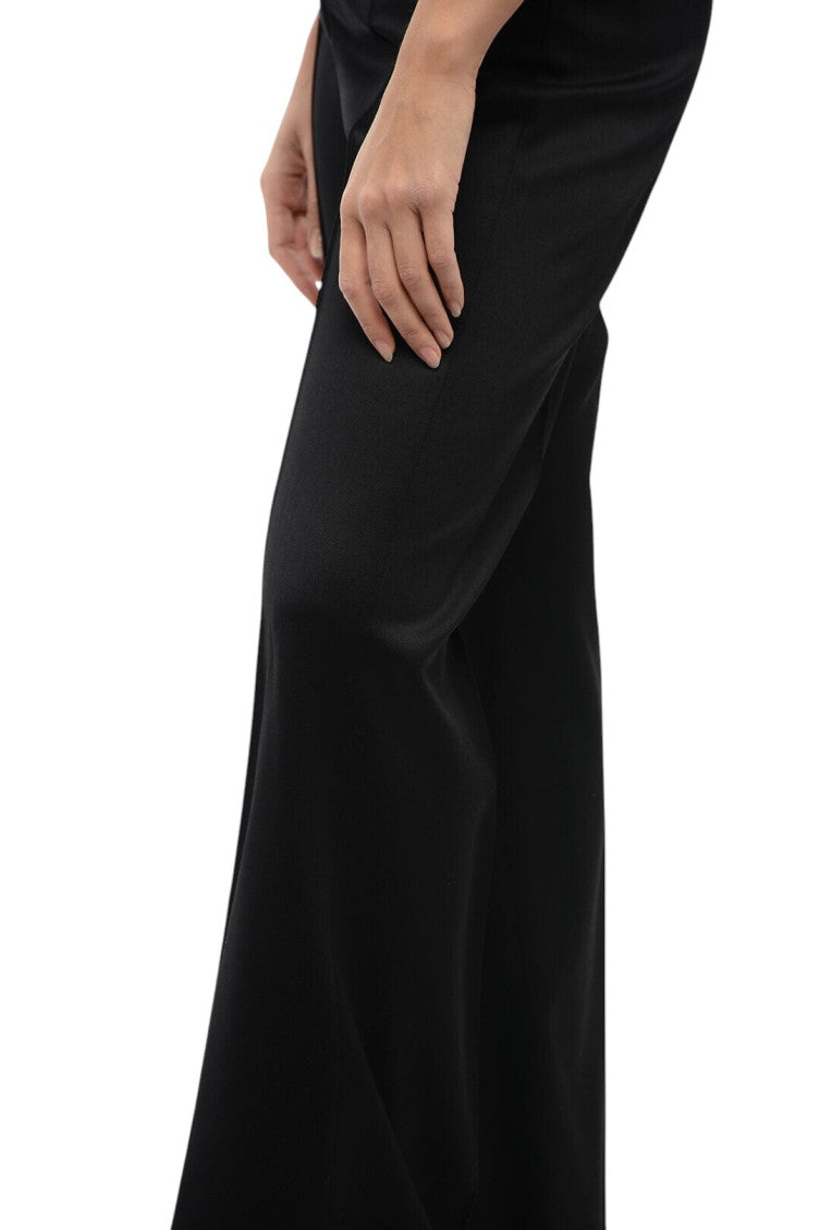 Black Flared Fit Pants 3