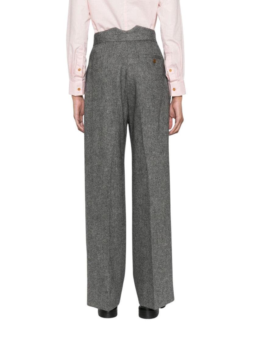 Dark Grey Straight Fit Pants 2
