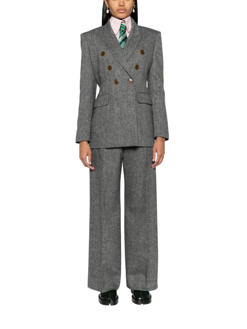 Dark Grey Straight Fit Pants 3