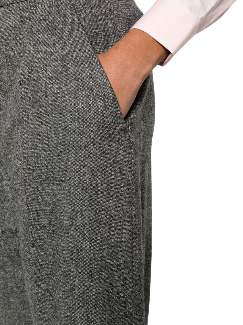 Dark Grey Straight Fit Pants 4