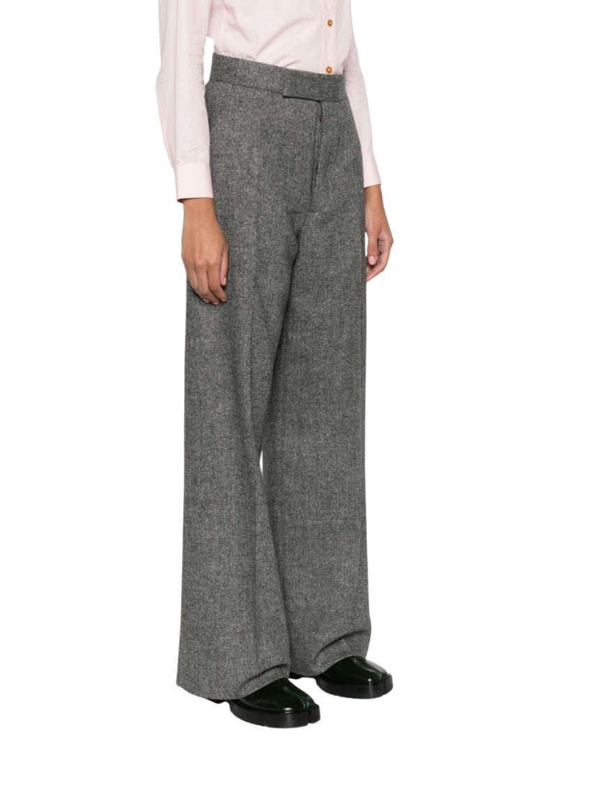 Dark Grey Straight Fit Pants 5