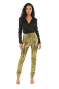 Gold Skinny Fit Pants 1