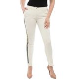 White Skinny Fit Pants 1