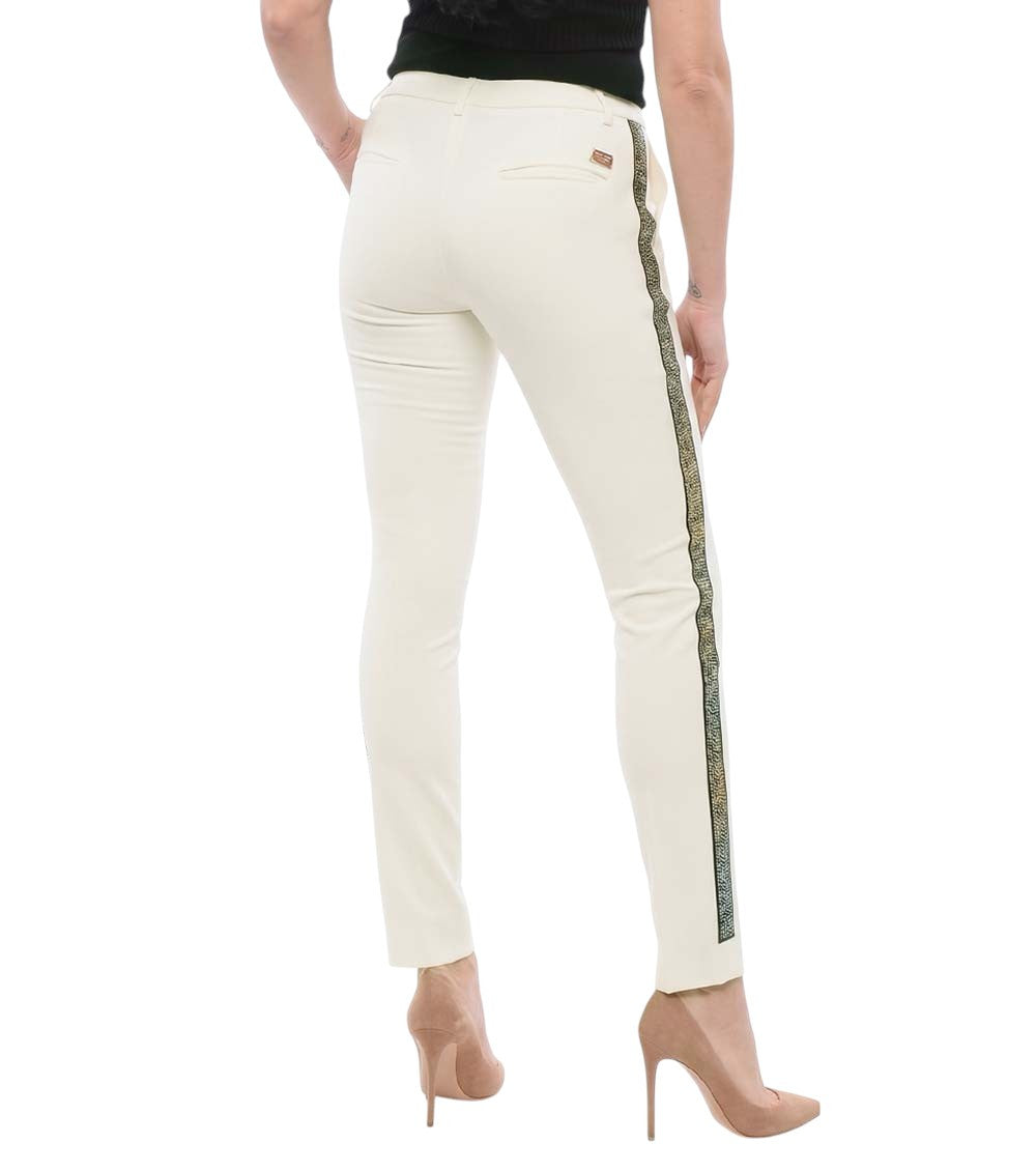 White Skinny Fit Pants 2
