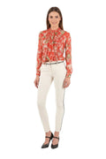 White Skinny Fit Pants 1