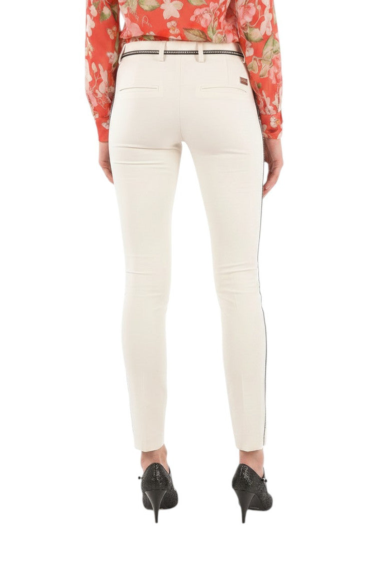 White Skinny Fit Pants 2