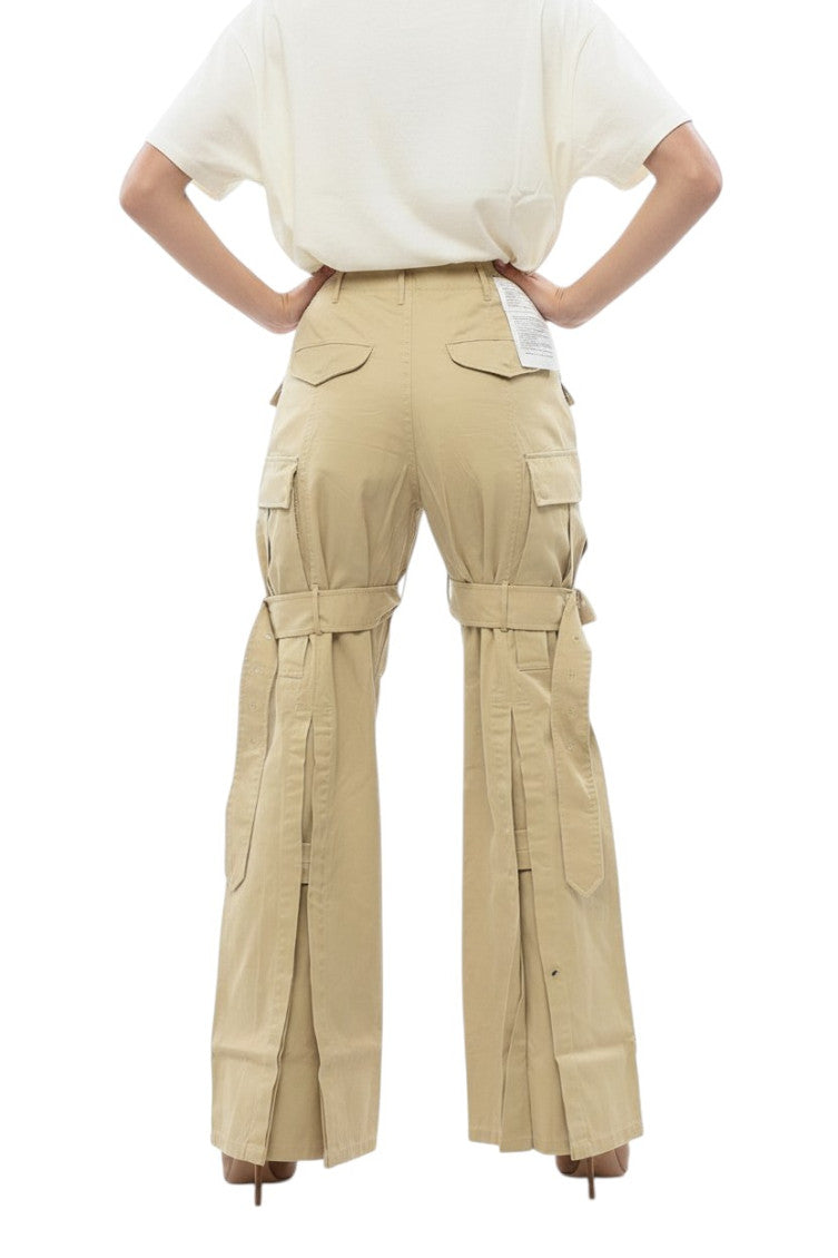 Beige Relaxed Cargos 2