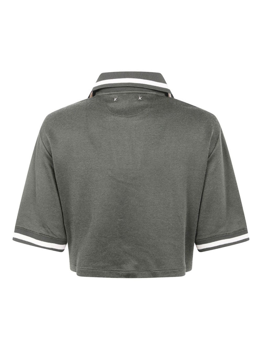 Green Cropped Logo Polo 2