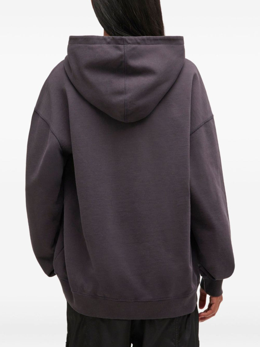 Grey Graphic Print Hoodie 2