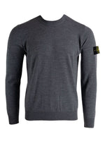 Grey Crewneck Logo Sweater 1