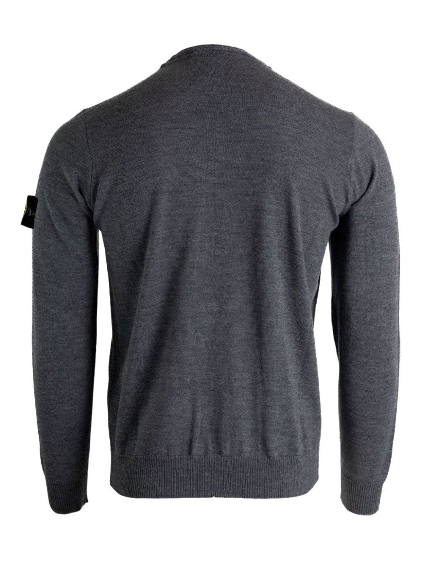 Grey Crewneck Logo Sweater 2