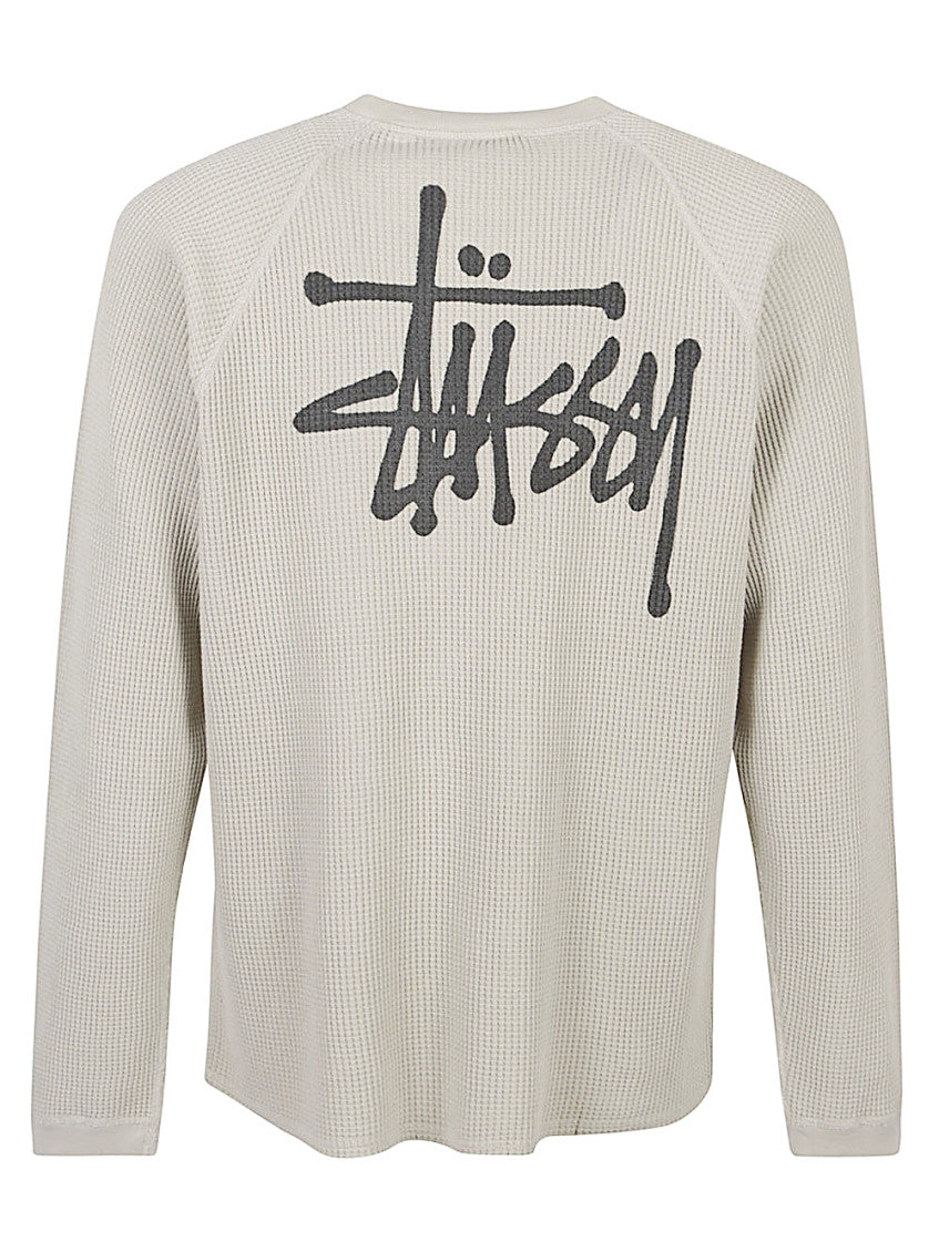 Beige Crewneck Logo Sweater 2