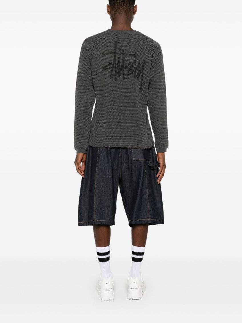 Black Crewneck Logo Sweater 5