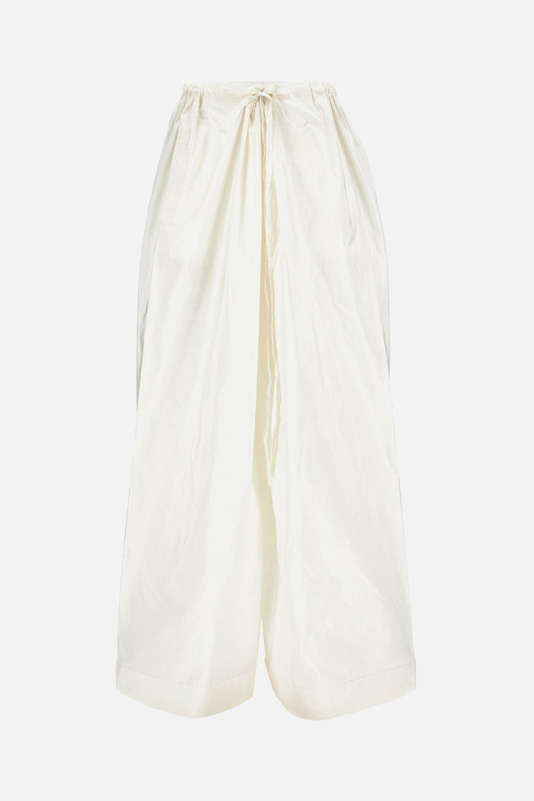 White Wide-leg Trouser 1