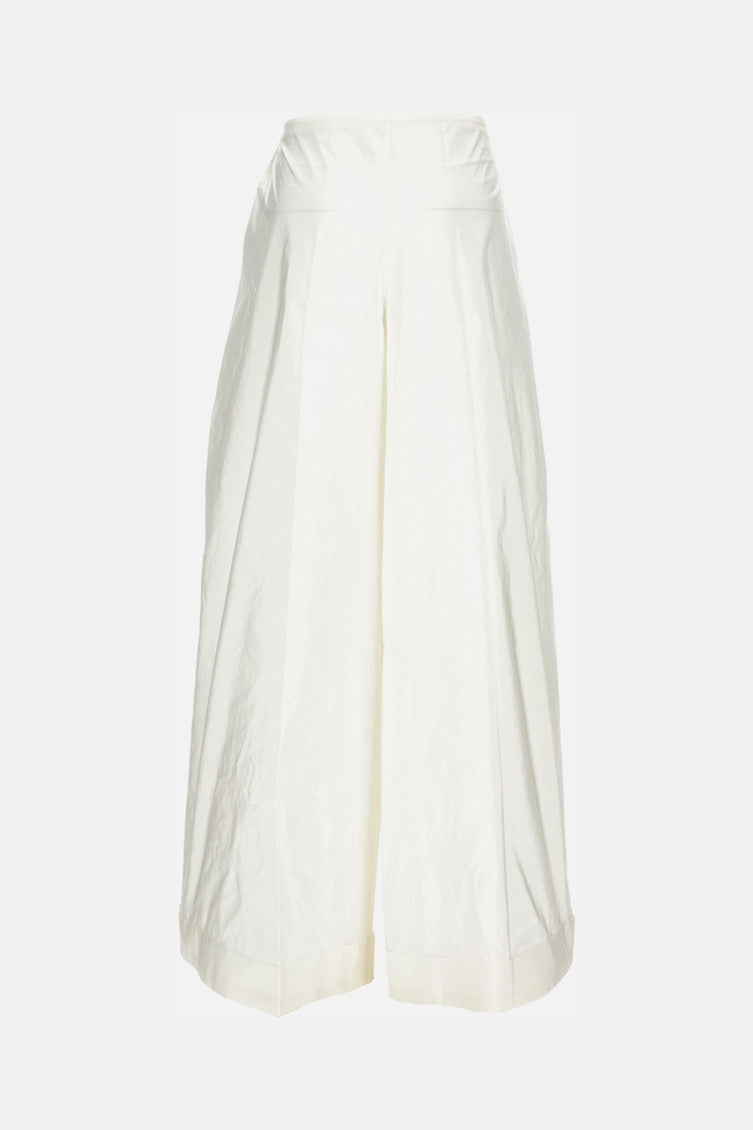 White Wide-leg Trouser 2