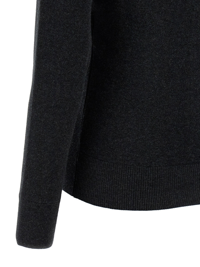 Grey 'Buttoned Fitted' cardigan 4