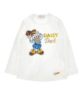 Girls White Graphic T-Shirt 1